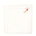 18th Hole Pocket Square in White Linen by Bird Dog Bay - Country Club Prep